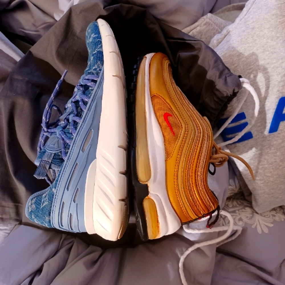 Louis Vuitton FastLane Denim Sneakers